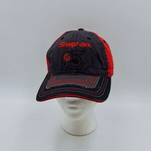 Snap-on Tools 95th Anniversary Hat Strapback Black Red 2015 Adjustable Embroider